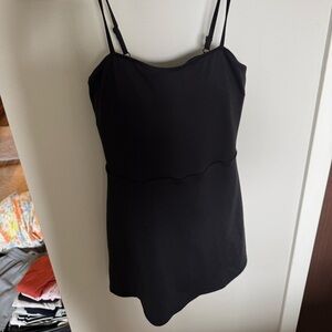 Alosoft Courtside Tennis Dress Black